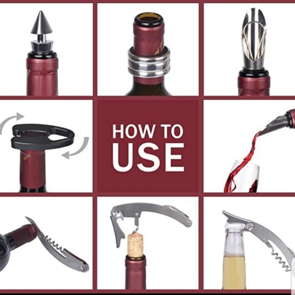 Kato Wine Accessory Set - Picture 2 of 5